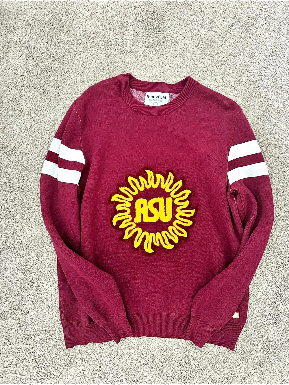 Homefield ASU Crewneck Graphic Sweater in Red Like New